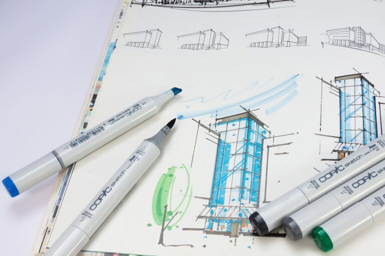 concept drawing of building for Houston LEED construction project