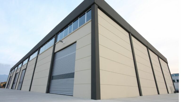 new Houston metal building construction project complete